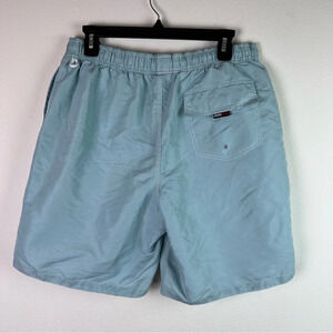 Tommy Hilfiger Swim Shorts Men's Large Light Blue Summer Swim Trunks Bottoms